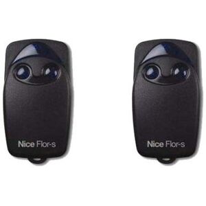 Pack de 2 Télécommandes NICE FLO2R-S pour portail et porte de garage Blanc - Publicité Pack de 2 Télécommandes NICE FLO2R-S pour portail et porte de garage Blanc - Publicité
