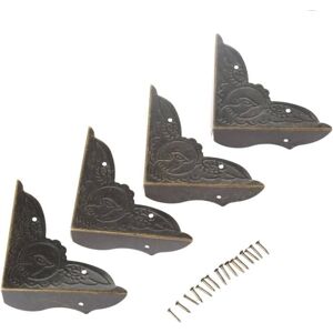 Protecteurs dangle Protecteurs du coin Métal Déco Edge Coin Protector pour bijoux Coffre à vin Coffret cadeau Coque en bois - Publicité Protecteurs dangle Protecteurs du coin Métal Déco Edge Coin Protector pour bijoux Coffre à vin Coffret cadeau Coque en bois - Publicité