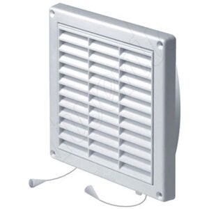 Grille de Ventilation Murale Awenta - 130x130mm, Filet, Volet, 100mm - Publicité Grille de Ventilation Murale Awenta - 130x130mm, Filet, Volet, 100mm - Publicité