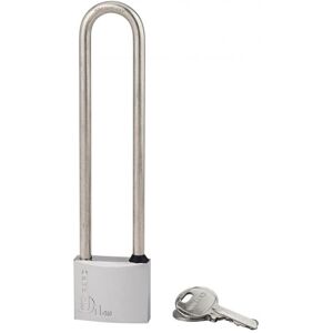 THIRARD - Cadenas à clé Type 1 laiton extérieur anse haute inox 40mm 2 clés - THIRARD Jaune - Publicité THIRARD - Cadenas à clé Type 1 laiton extérieur anse haute inox 40mm 2 clés - THIRARD Jaune - Publicité