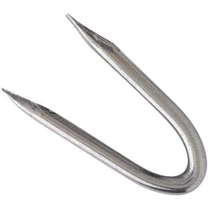 Crampillons - 35x35 mm - Acier galvanisé - Boîte de 5 Kg - Fabrication Européenne Gris - Publicité Crampillons - 35x35 mm - Acier galvanisé - Boîte de 5 Kg - Fabrication Européenne Gris - Publicité