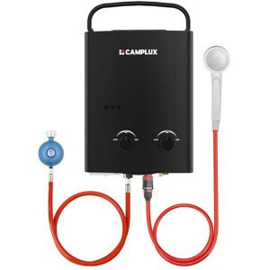 Tankless Chauffe-eau au Gaz avec Poignée Portable CAMPLUX AY132B-DE 5 Litres Chauffe-eau au Gaz pour Douche de Camping Douche Noir - Publicité Tankless Chauffe-eau au Gaz avec Poignée Portable CAMPLUX AY132B-DE 5 Litres Chauffe-eau au Gaz pour Douche de Camping Douche Noir - Publicité