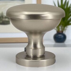 BRAND Bouton de porte fixe en aluminium Poignée exterieure ronde champagne Bricard Gris - Publicité BRAND Bouton de porte fixe en aluminium Poignée exterieure ronde champagne Bricard Gris - Publicité