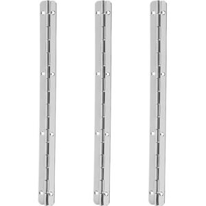 NOBRAND Charnière de piano en métal acier charnière de piano en acier inoxydable avec trous charnières de piano robustes et polies - Publicité NOBRAND Charnière de piano en métal acier charnière de piano en acier inoxydable avec trous charnières de piano robustes et polies - Publicité