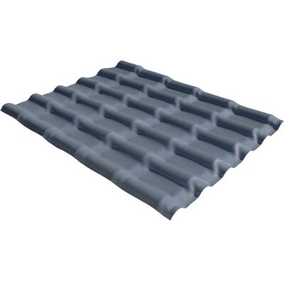 MCCOVER Lastra PVC Tegola Mini 110x90 - Grigio antracite - Publicité MCCOVER Lastra PVC Tegola Mini 110x90 - Grigio antracite - Publicité