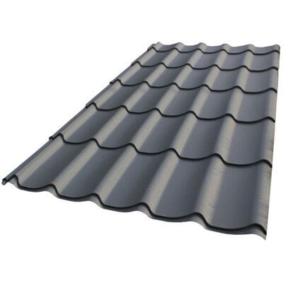 MCCOVER Plaque en acier galvanisé - 1,95 m x 1,04 m - Gris - Publicité MCCOVER Plaque en acier galvanisé - 1,95 m x 1,04 m - Gris - Publicité