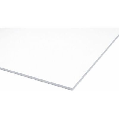 MCCOVER Plaque PVC expansé blanc - L: 100 cm - l: 100 cm - E: 3 mm - Blanc Blanc - Publicité MCCOVER Plaque PVC expansé blanc - L: 100 cm - l: 100 cm - E: 3 mm - Blanc Blanc - Publicité