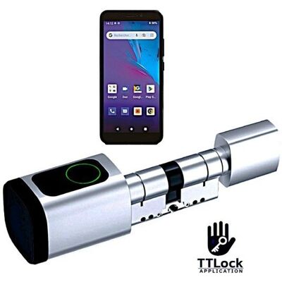 KLOSE BESSER SERRURE ELECTRON. Intelligente D1 à Ouverture / Fermeture à Distance par Smart Phone et lAPP. TT Lock - Couleur: Argent - Publicité KLOSE BESSER SERRURE ELECTRON. Intelligente D1 à Ouverture / Fermeture à Distance par Smart Phone et lAPP. TT Lock - Couleur: Argent - Publicité