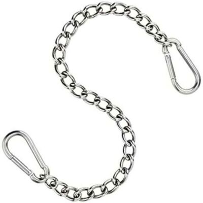 OKZ® Chaîne inox 304 pour chaise suspendue 66cm 2 mousquetons charge 250kg - Publicité OKZ® Chaîne inox 304 pour chaise suspendue 66cm 2 mousquetons charge 250kg - Publicité