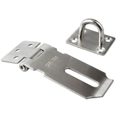 Loquet Porte SAYAYO Verrous Porte de Securite Cadenas Fermoir Moraillon Loquet de Porte avec Vis pour Porte Meubles Argent YYV Gris - Publicité Loquet Porte SAYAYO Verrous Porte de Securite Cadenas Fermoir Moraillon Loquet de Porte avec Vis pour Porte Meubles Argent YYV Gris - Publicité