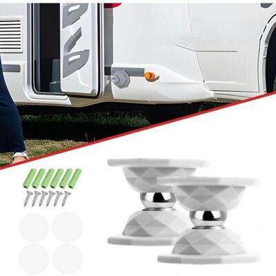 Lot de 2 supports de porte magnétiques pour camping-car pour garder la porte ouverte butoir de porte pour camping-car remorque - Publicité Lot de 2 supports de porte magnétiques pour camping-car pour garder la porte ouverte butoir de porte pour camping-car remorque - Publicité