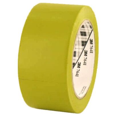 Ruban adhésif vinyle 3M - Jaune - 50mm - 764J-50 Vert - Publicité Ruban adhésif vinyle 3M - Jaune - 50mm - 764J-50 Vert - Publicité