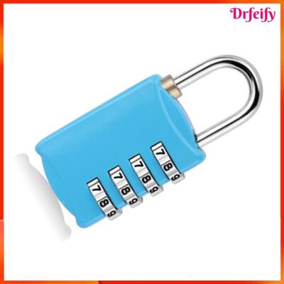 AKOZON Drfeify Cadenas codé Alliage de zinc codé Gardez le cadenas de la combinaison de sécurité pour quincaillerie serrure Bleu ciel - Publicité AKOZON Drfeify Cadenas codé Alliage de zinc codé Gardez le cadenas de la combinaison de sécurité pour quincaillerie serrure Bleu ciel - Publicité