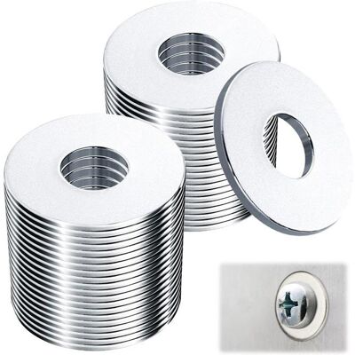 AUCUNEARY 100 Rondelles Plates en Acier Inoxydable M6 x 18mm - pour Boulons Écrous et Tiges Filetées Qualité Professionnelle - Publicité AUCUNEARY 100 Rondelles Plates en Acier Inoxydable M6 x 18mm - pour Boulons Écrous et Tiges Filetées Qualité Professionnelle - Publicité