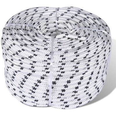 vidaXL Corde Tressée de Bateau Polyester 12 mm x 50 m - Rope/Leash - Publicité vidaXL Corde Tressée de Bateau Polyester 12 mm x 50 m - Rope/Leash - Publicité