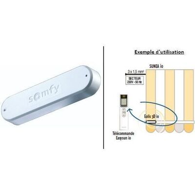 SOMFY 9016355 Capteur vent Eolis 3D Wirefree io Bl - Publicité SOMFY 9016355 Capteur vent Eolis 3D Wirefree io Bl - Publicité