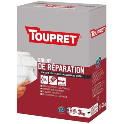 Poudre de Réparation Extérieure Grise Toupret - Réparer & Reconstruire - Publicité Poudre de Réparation Extérieure Grise Toupret - Réparer & Reconstruire - Publicité