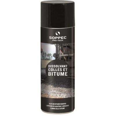 Soppec Dissolvant Colles et Bitume 500ml 900702 - Publicité Soppec Dissolvant Colles et Bitume 500ml 900702 - Publicité