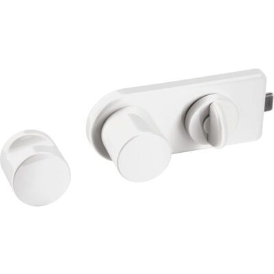 ECO 5030009512 - Verrou de porte d'urgence blanc - Publicité ECO 5030009512 - Verrou de porte d'urgence blanc - Publicité