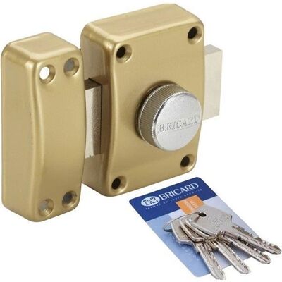 Verrou de sécurité - BRICARD - Astral - 42 mm - 4 clés réversibles - Double protection contre leffraction - Publicité Verrou de sécurité - BRICARD - Astral - 42 mm - 4 clés réversibles - Double protection contre leffraction - Publicité