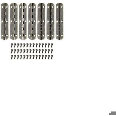 Charnières Mini 270 Degrés - LARGEIGHT - Bronze Antique - 20 Pcs - Facile à Installer - Durable Gris - Publicité Charnières Mini 270 Degrés - LARGEIGHT - Bronze Antique - 20 Pcs - Facile à Installer - Durable Gris - Publicité