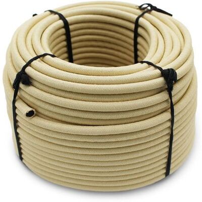 Bobine rouleau de tendeur élastique - 25 mètres x 8 mm - Beige - Linxor Beige - Publicité Bobine rouleau de tendeur élastique - 25 mètres x 8 mm - Beige - Linxor Beige - Publicité