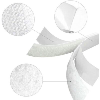 Ruban adhésif Double Face Ultra résistant - Marque - Blanc - Largeur 20 mm Longueur 5 m Blanc - Publicité Ruban adhésif Double Face Ultra résistant - Marque - Blanc - Largeur 20 mm Longueur 5 m Blanc - Publicité