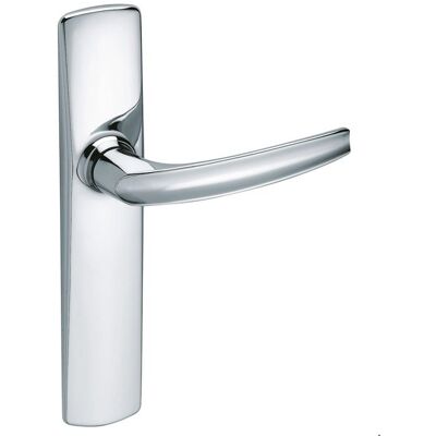 Poignée de porte intérieure - RIV-Angers - Vachette - Gris argent - Bec de cane - 165 mm Gris - Publicité Poignée de porte intérieure - RIV-Angers - Vachette - Gris argent - Bec de cane - 165 mm Gris - Publicité