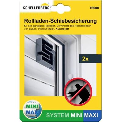Attache autobloquante - SCHELLENBERG - 16000 - Système de sécurité anti-effraction - Adapté à volets roulants - Plastique blanc Blanc - Publicité Attache autobloquante - SCHELLENBERG - 16000 - Système de sécurité anti-effraction - Adapté à volets roulants - Plastique blanc Blanc - Publicité