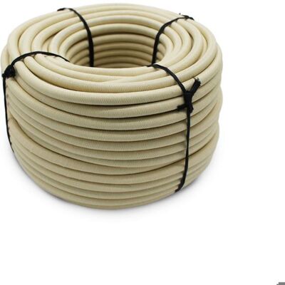 Bobine rouleau de tendeur élastique - 50 mètres x 10 mm - Beige - Linxor Beige - Publicité Bobine rouleau de tendeur élastique - 50 mètres x 10 mm - Beige - Linxor Beige - Publicité