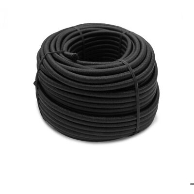 Bobine rouleau de tendeur élastique - 50 mètres x 10 mm - Noir - Linxor Noir - Publicité Bobine rouleau de tendeur élastique - 50 mètres x 10 mm - Noir - Linxor Noir - Publicité