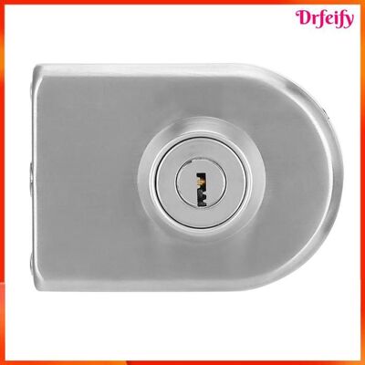 Serrure de porte en verre - AKOZON - YG-1014 - Inox - Pour porte 10-12 mm sans cadre - Verrouillable des deux côtés - Publicité Serrure de porte en verre - AKOZON - YG-1014 - Inox - Pour porte 10-12 mm sans cadre - Verrouillable des deux côtés - Publicité