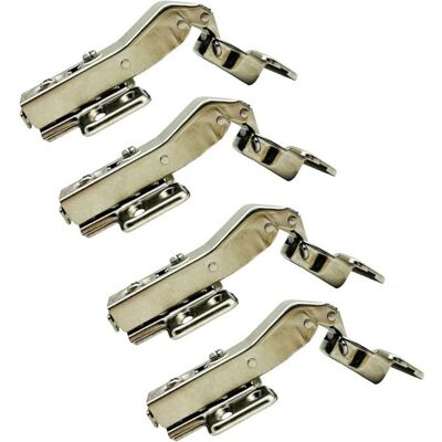 CARTLY MARKET Charnières à 45 degrés 35 mm avec amortissement hydraulique pour portes dangle spécialescharnières à fermeture douce,lot de 4 - Publicité CARTLY MARKET Charnières à 45 degrés 35 mm avec amortissement hydraulique pour portes dangle spécialescharnières à fermeture douce,lot de 4 - Publicité