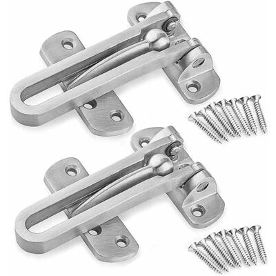 ZEAICOS 2 entrebailleurs sécurité porte acier fenêtre loquet sans chaîne Label - Publicité ZEAICOS 2 entrebailleurs sécurité porte acier fenêtre loquet sans chaîne Label - Publicité
