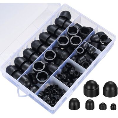 145 Pièces Cache Boulons Capuchon à Vis Plastique Écrous Dôme Ecrou Protection Hexagonal pour - M4/M5/M6/M8/M10/M12 - Publicité 145 Pièces Cache Boulons Capuchon à Vis Plastique Écrous Dôme Ecrou Protection Hexagonal pour - M4/M5/M6/M8/M10/M12 - Publicité