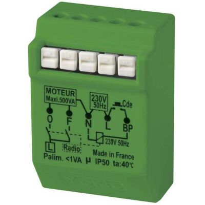 Micromodule RADIO POWER pour volet roulant encastré - YOKIS - MVR500ERP Vert - Publicité Micromodule RADIO POWER pour volet roulant encastré - YOKIS - MVR500ERP Vert - Publicité