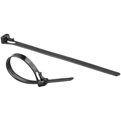 Attache-câbles - AGT - Lot de 100 - Noir - 150 x 76 mm - Réutilisables et résistants aux UV Noir - Publicité Attache-câbles - AGT - Lot de 100 - Noir - 150 x 76 mm - Réutilisables et résistants aux UV Noir - Publicité