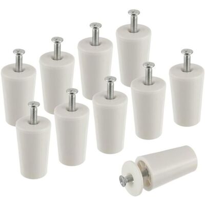MAS 10x Butées de Volet Roulant 40mm Blancs Protection des Lamelles de Fenêtres Arrêts de Rouleau avec vis et Rondelle (40mm Pièce Blanc - Publicité MAS 10x Butées de Volet Roulant 40mm Blancs Protection des Lamelles de Fenêtres Arrêts de Rouleau avec vis et Rondelle (40mm Pièce Blanc - Publicité