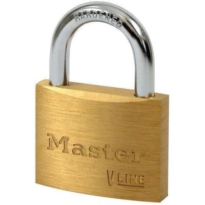 Cadenas en laiton MASTER LOCK 50 mm à anse de 25 mm - Publicité Cadenas en laiton MASTER LOCK 50 mm à anse de 25 mm - Publicité