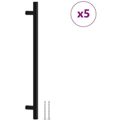 VIDAXL Top 2026@Poignées armoires Noir - SWEETY® Poignées darmoire 5 pcs noir 224 mm acier inoxydable 633809 Noir - Publicité VIDAXL Top 2026@Poignées armoires Noir - SWEETY® Poignées darmoire 5 pcs noir 224 mm acier inoxydable 633809 Noir - Publicité