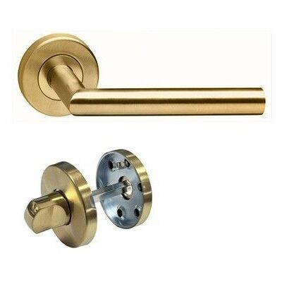 Paire de Poignées de porte VIF PVD OR sur Rosaces Rondes 1535 inox 304 KLOSE besser - Rosace: +1 Paire de rosaces condamnati Jaune - Publicité Paire de Poignées de porte VIF PVD OR sur Rosaces Rondes 1535 inox 304 KLOSE besser - Rosace: +1 Paire de rosaces condamnati Jaune - Publicité