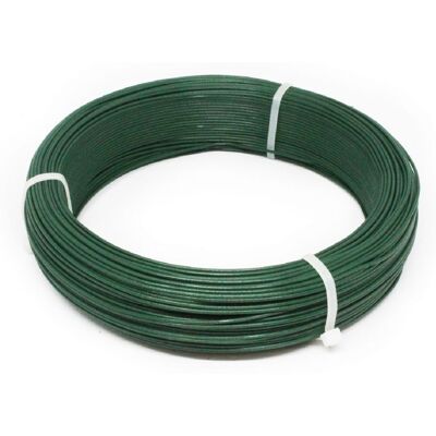 Fil dattache en acier galvanisé plastifié pour grillage ou autre - 100 m x 1.5mm Ø - Vert - Linxor Vert - Publicité Fil dattache en acier galvanisé plastifié pour grillage ou autre - 100 m x 1.5mm Ø - Vert - Linxor Vert - Publicité