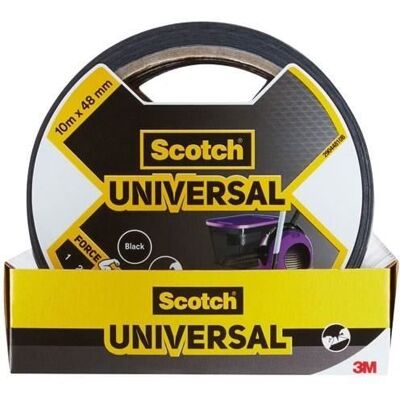 SCOTCH - Toile de réparation - Universel - Force moyenne - 48 mm x 10 m - Noir Noir - Publicité SCOTCH - Toile de réparation - Universel - Force moyenne - 48 mm x 10 m - Noir Noir - Publicité