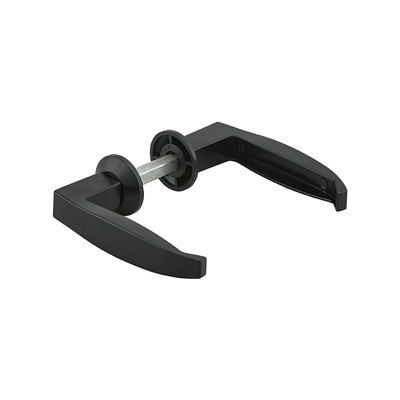 THIRARD - Paire de béquilles pour serrure à crochet de portail carré 7mm adaptateur carré 8 mm noir - THIRARD Noir - Publicité THIRARD - Paire de béquilles pour serrure à crochet de portail carré 7mm adaptateur carré 8 mm noir - THIRARD Noir - Publicité