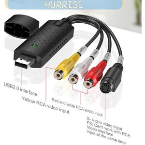 Tbest Convertisseur VHS vers numérique Convertisseur vidéo VHS vers numérique USB 2.0 carte quincaillerie detecteur Multicolore - Publicité Tbest Convertisseur VHS vers numérique Convertisseur vidéo VHS vers numérique USB 2.0 carte quincaillerie detecteur Multicolore - Publicité