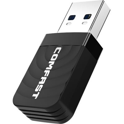 Clé WiFi USB COMFAST CF-812AC double bande 1200Mbps 2.4GHz + 5GHz adaptateur réseau WiFi Noir - Publicité Clé WiFi USB COMFAST CF-812AC double bande 1200Mbps 2.4GHz + 5GHz adaptateur réseau WiFi Noir - Publicité