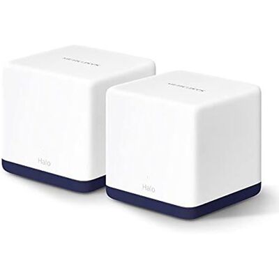 WiFi Mesh - MERCUSYS - Halo H50G - 1900Mbps - Couverture 350m² - 3 Ports Gigabit Ethernet Blanc - Publicité WiFi Mesh - MERCUSYS - Halo H50G - 1900Mbps - Couverture 350m² - 3 Ports Gigabit Ethernet Blanc - Publicité