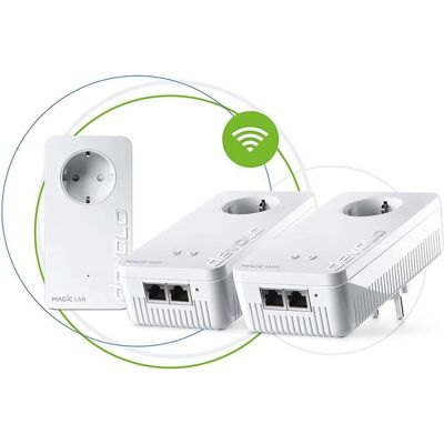 Devolo 8635 Kit WiFi Powerline à Grande Vitesse - Publicité Devolo 8635 Kit WiFi Powerline à Grande Vitesse - Publicité