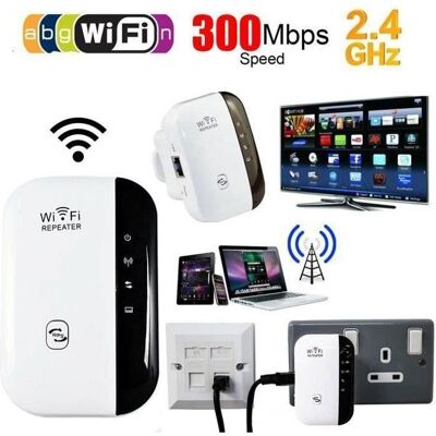 Amplificateur WiFi - Netgear - Répéteur Booster - 300M WLAN - 802.11n-g-b - Publicité Amplificateur WiFi - Netgear - Répéteur Booster - 300M WLAN - 802.11n-g-b - Publicité