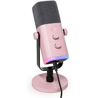FIFINE USB/XLR Streaming Micro Dynamique pour PC RGB Cardioïde Microphone pour Gaming Podcasting Broadcasting - Publicité FIFINE USB/XLR Streaming Micro Dynamique pour PC RGB Cardioïde Microphone pour Gaming Podcasting Broadcasting - Publicité